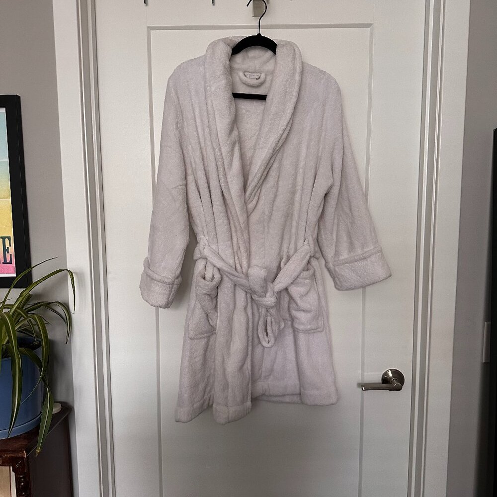 Charter Club White Fluffy Robe